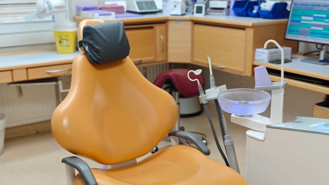 Taradent tandläkarklinik i Köping, behandlingsrum.