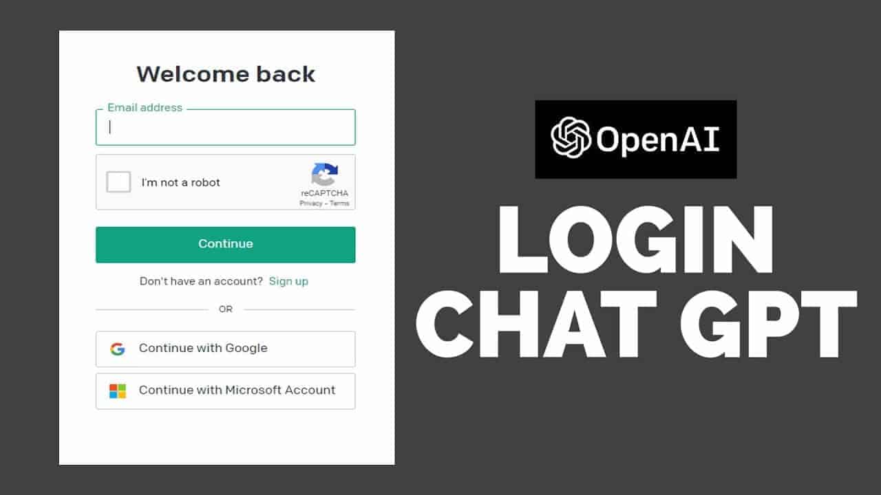 ChatGPT login