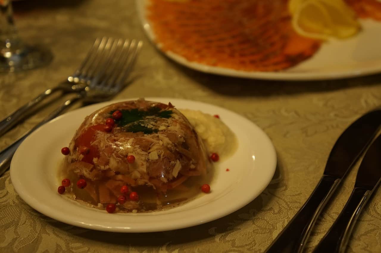 Polish jellied pigs feet.