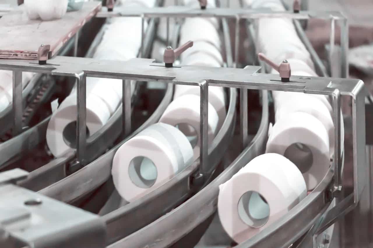 toilet paper manufacturing and mass production