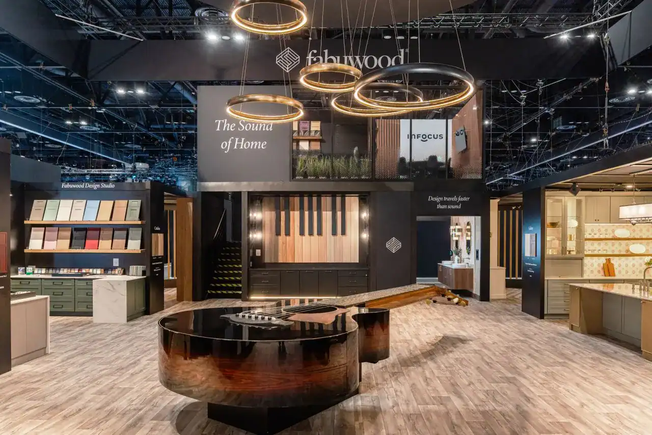 Fabuwood's award-winning lifestyle rooms exhibit at KBIS 2026