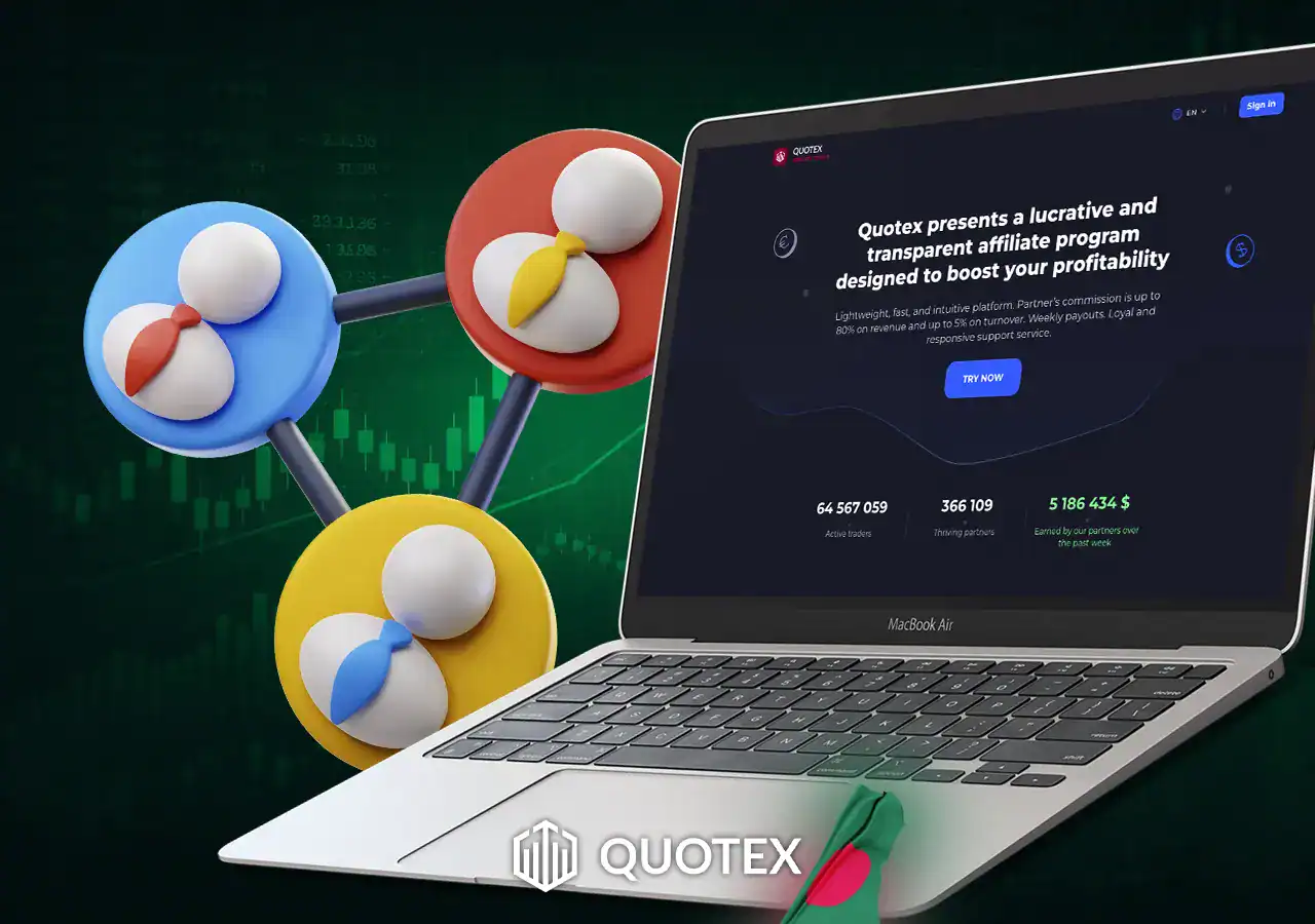 Affiliate program for earning money from referrals