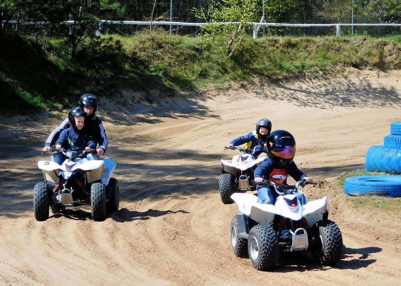 Quad biking family activity