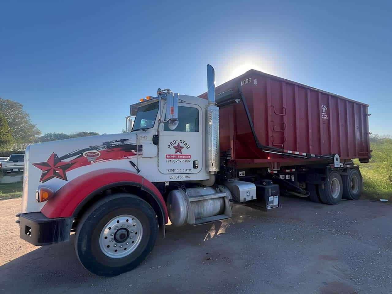 Pro Star Roll-Off Dumpster Truck