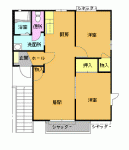 沼田市下久屋町　賃貸アパート(ハイツ) 画像1