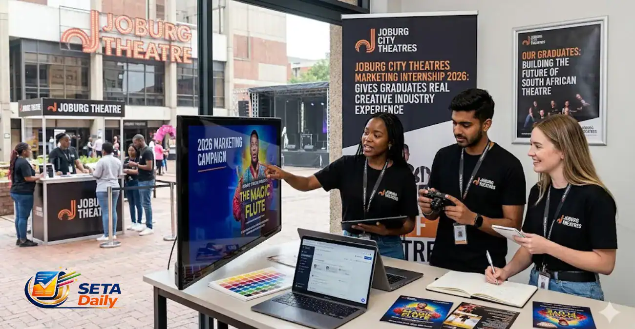 Joburg City Theatres Marketing Internship 2026 Gives Graduates Real Creative Industry Experience