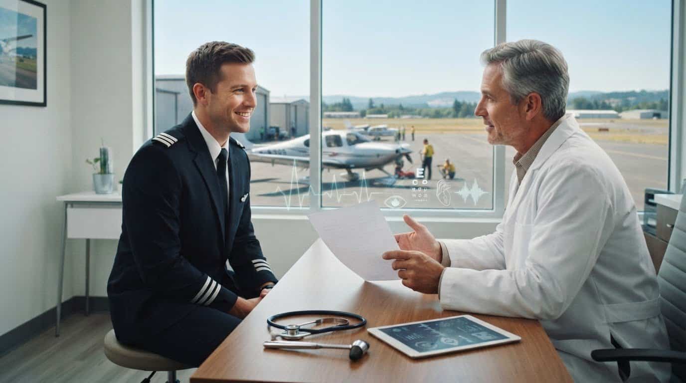 Pilot medical certificate requirements for tests and renewal