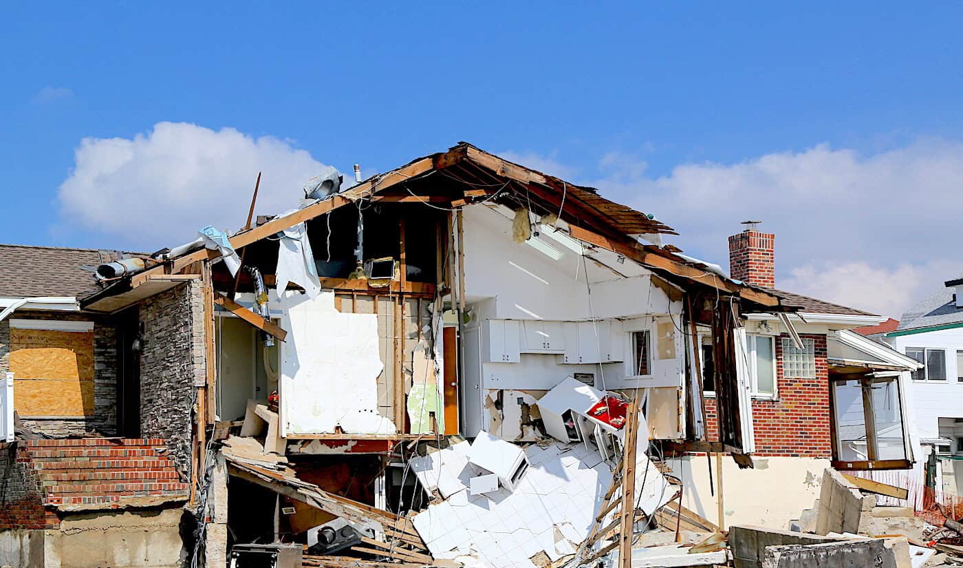 Hurricane Damaged House Claim