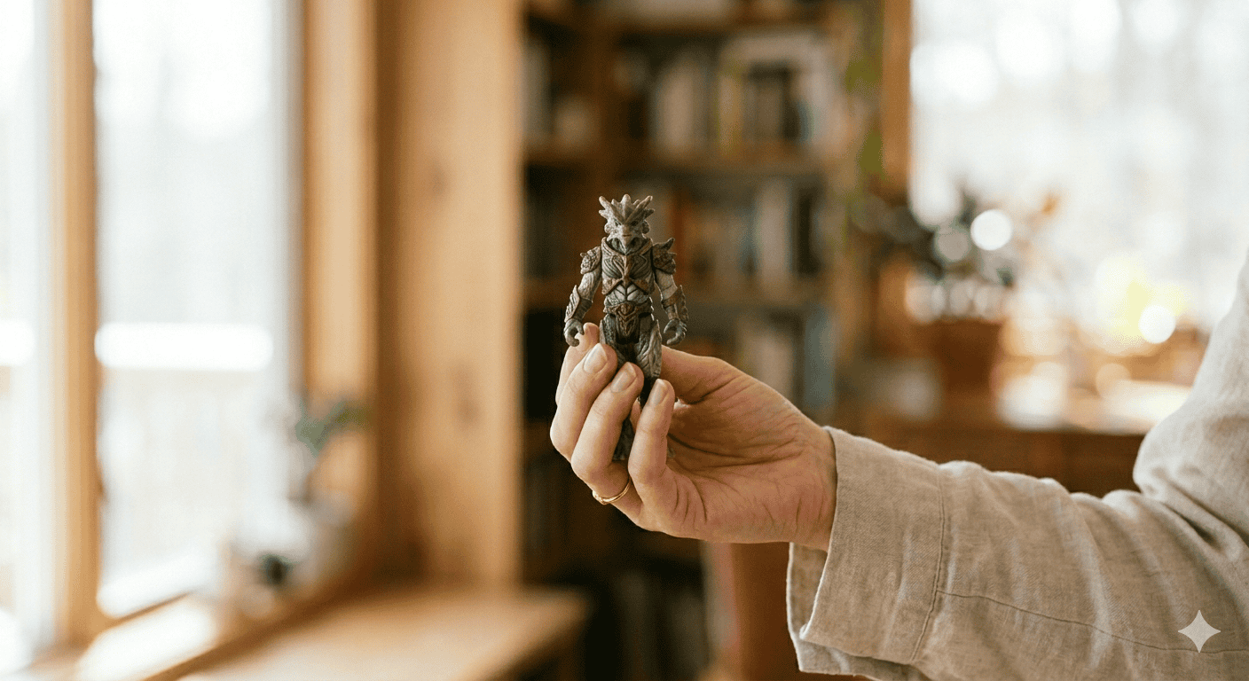 toy in hand