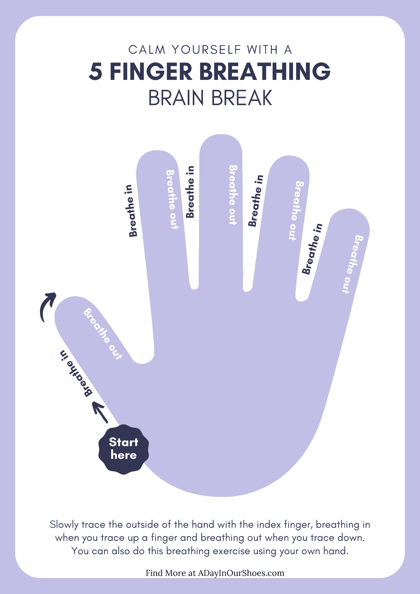 What is the 5 Finger Breathing Technique to Calm Kids?