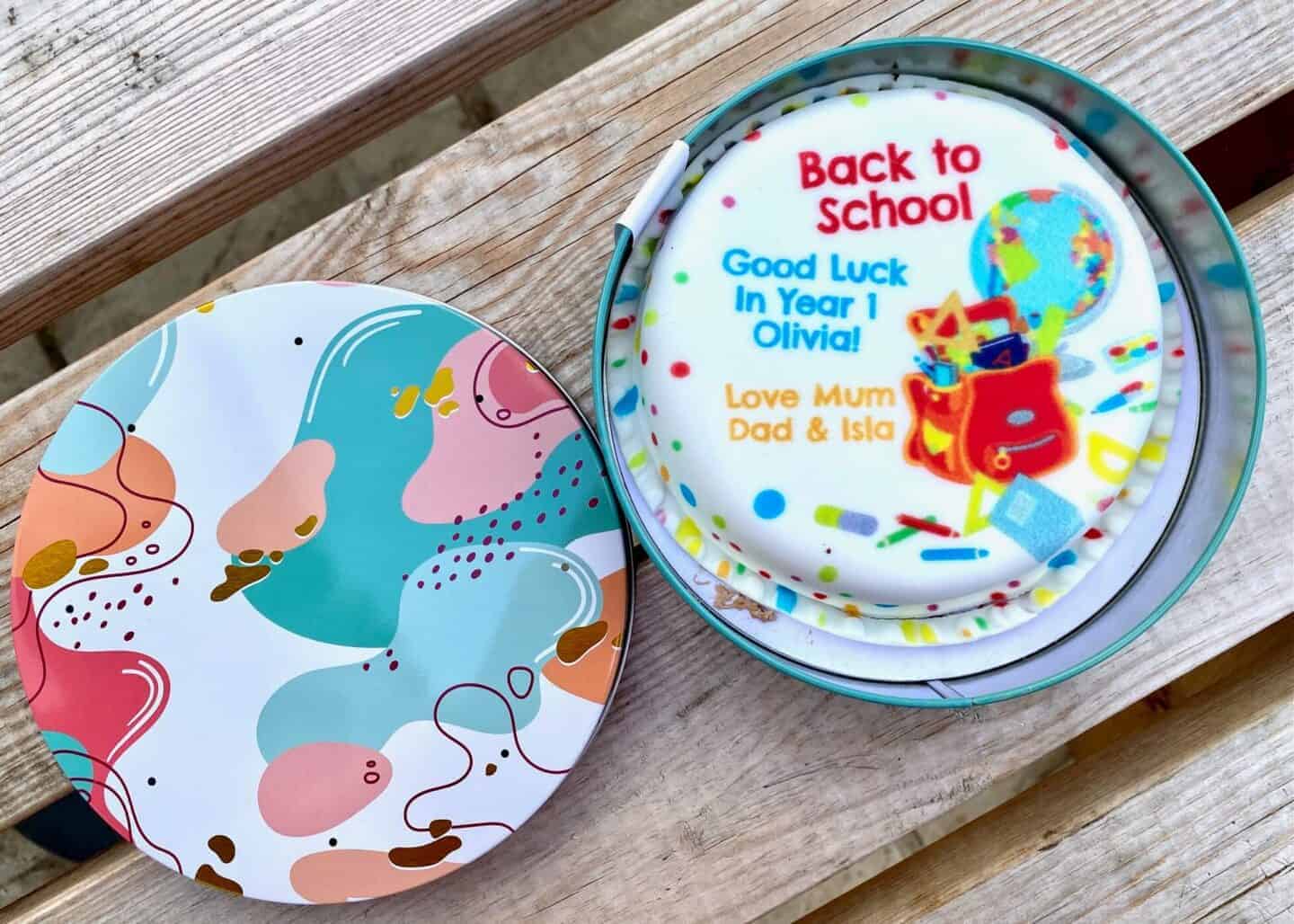 Bakerdays Back To School Letterbox Gift Cake