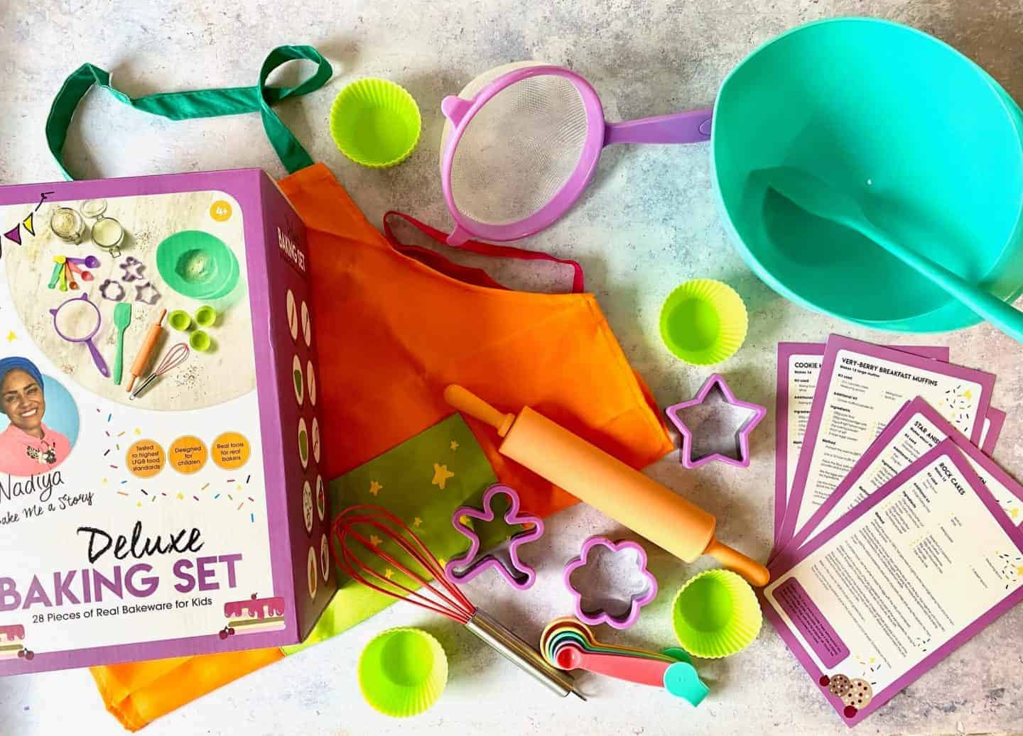 Nadiya's Bake Me a Story Deluxe Baking Set tools