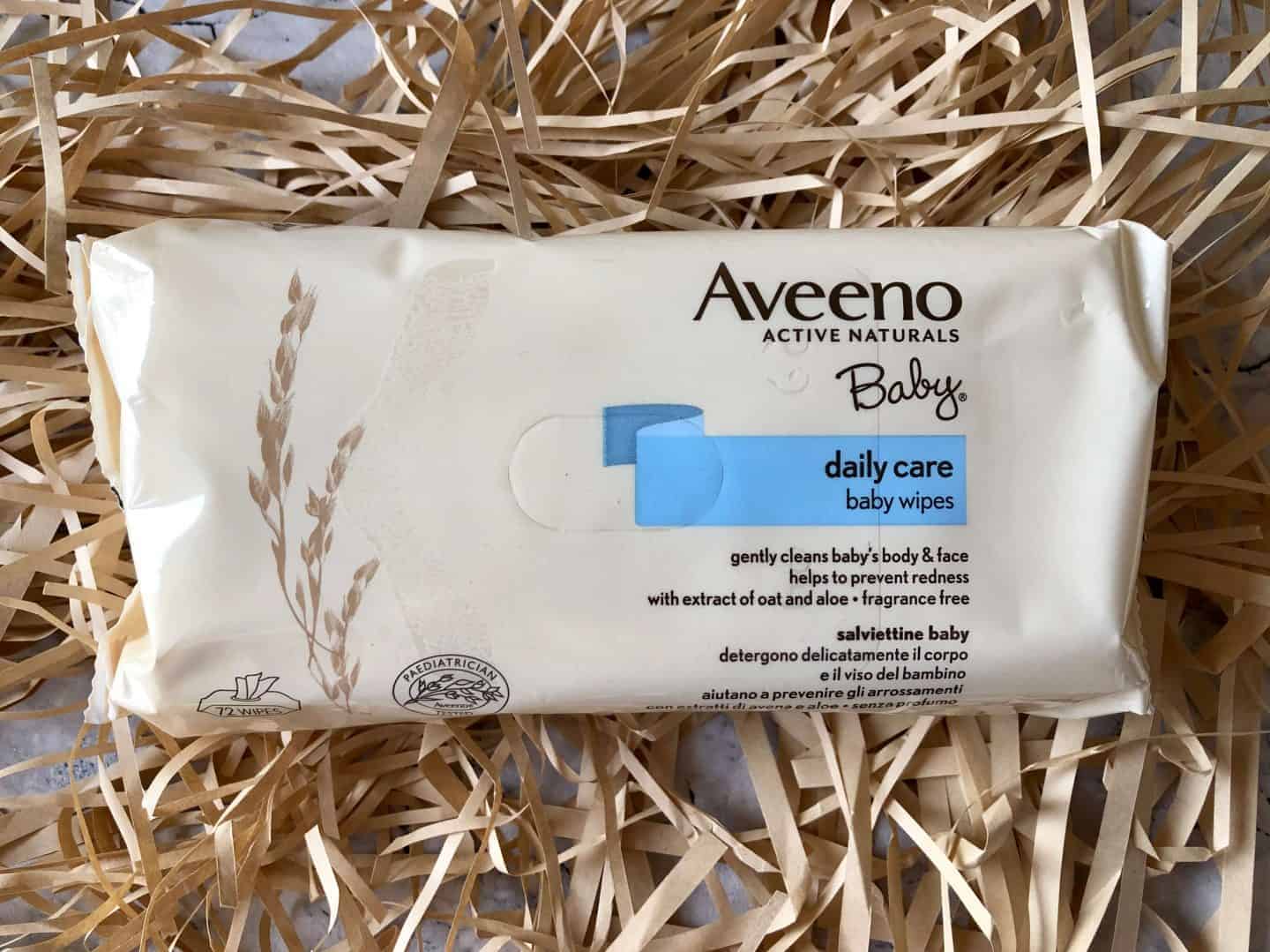 Aveeno daily care baby wipes