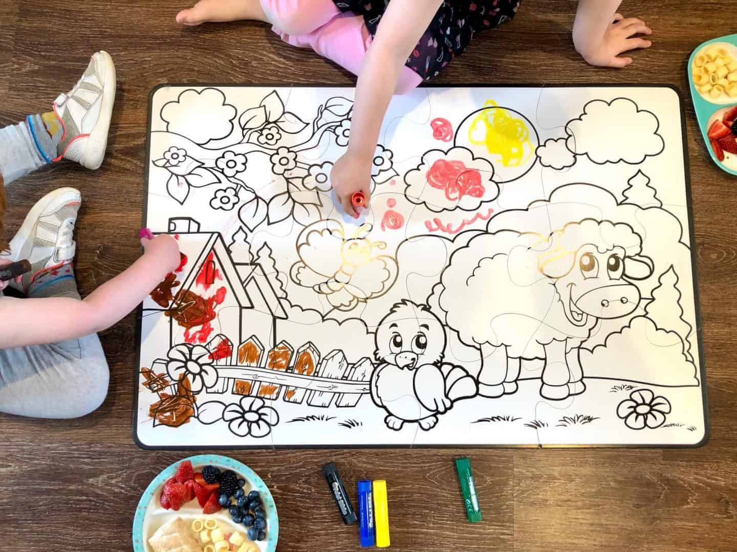 Little Brian Paint Sticks Paint-A-Puzzle - Fun at the Farm