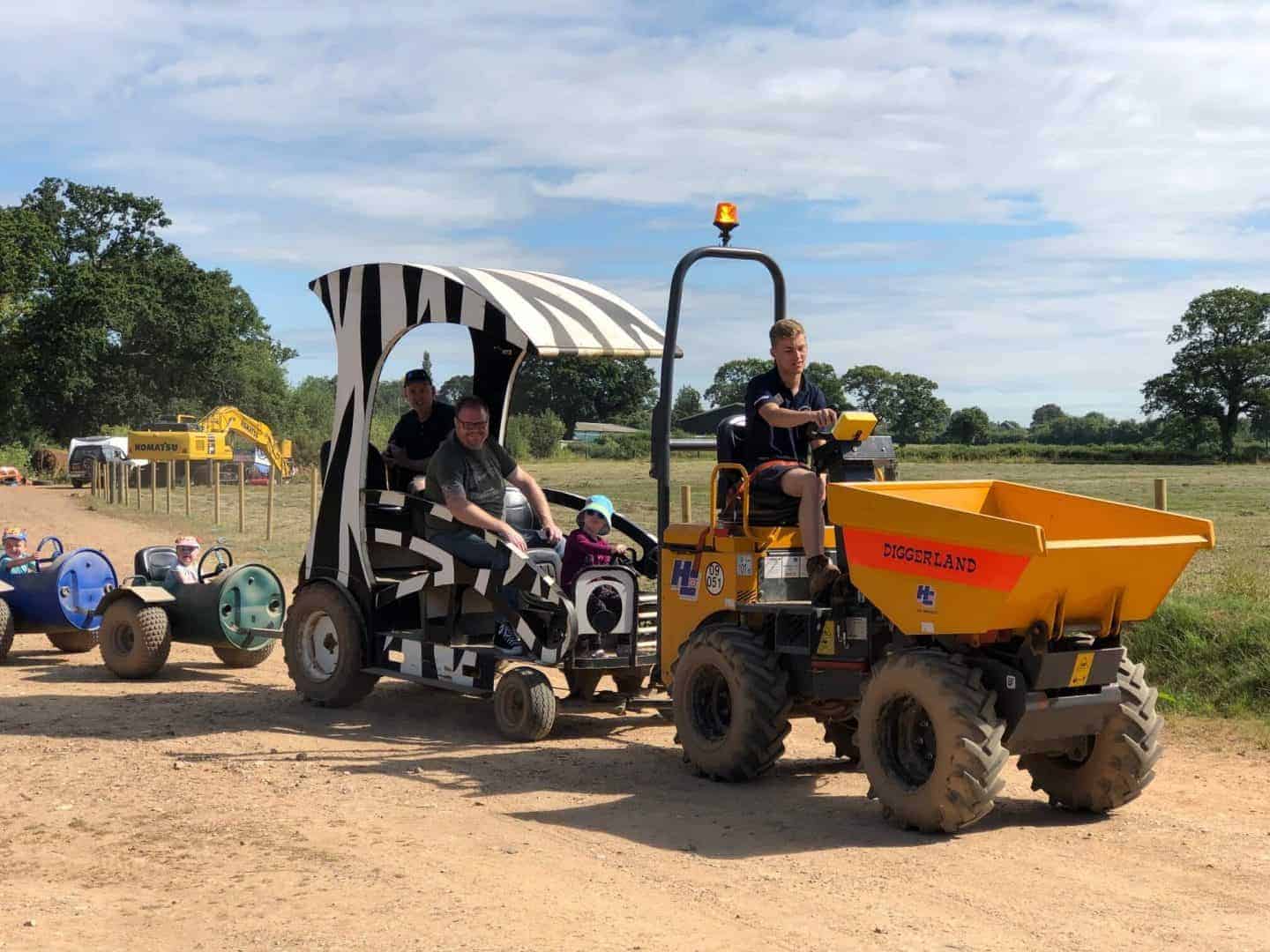 road train diggerland 