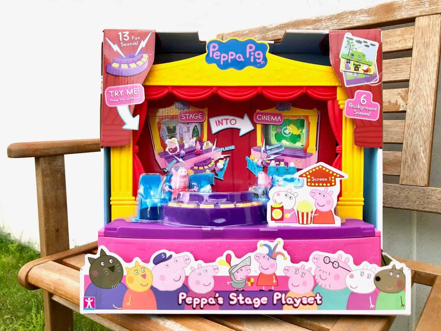Peppa pig stage playset best sale