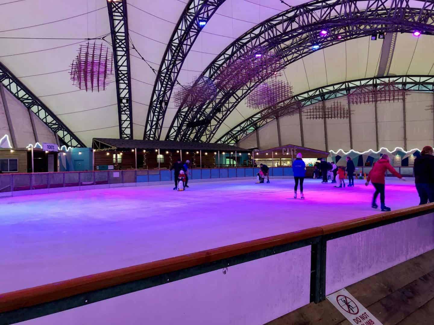 Ice Skating at Eden Project
