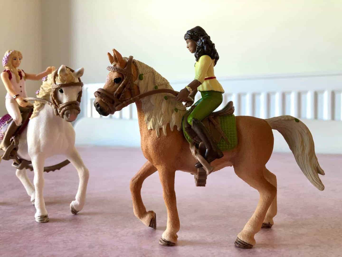 Schleich Horse Club rider Sarah and her Arab mare, Mystery