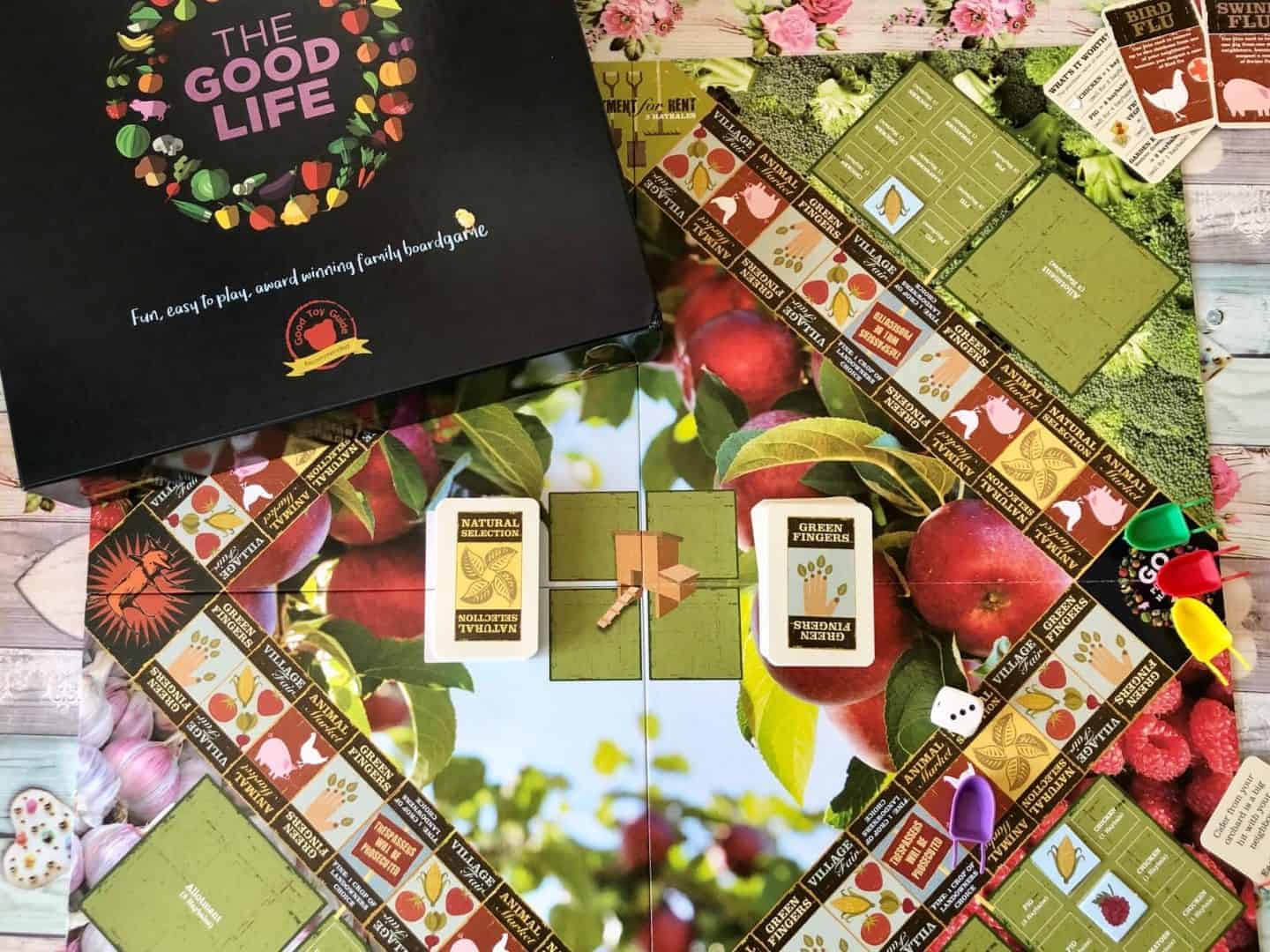 board game set up for The Good Life - garden, allotments and sustainable living