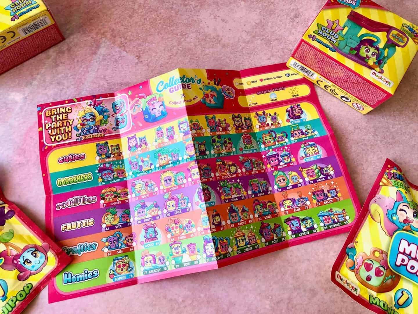 MojiPops Collectors guide