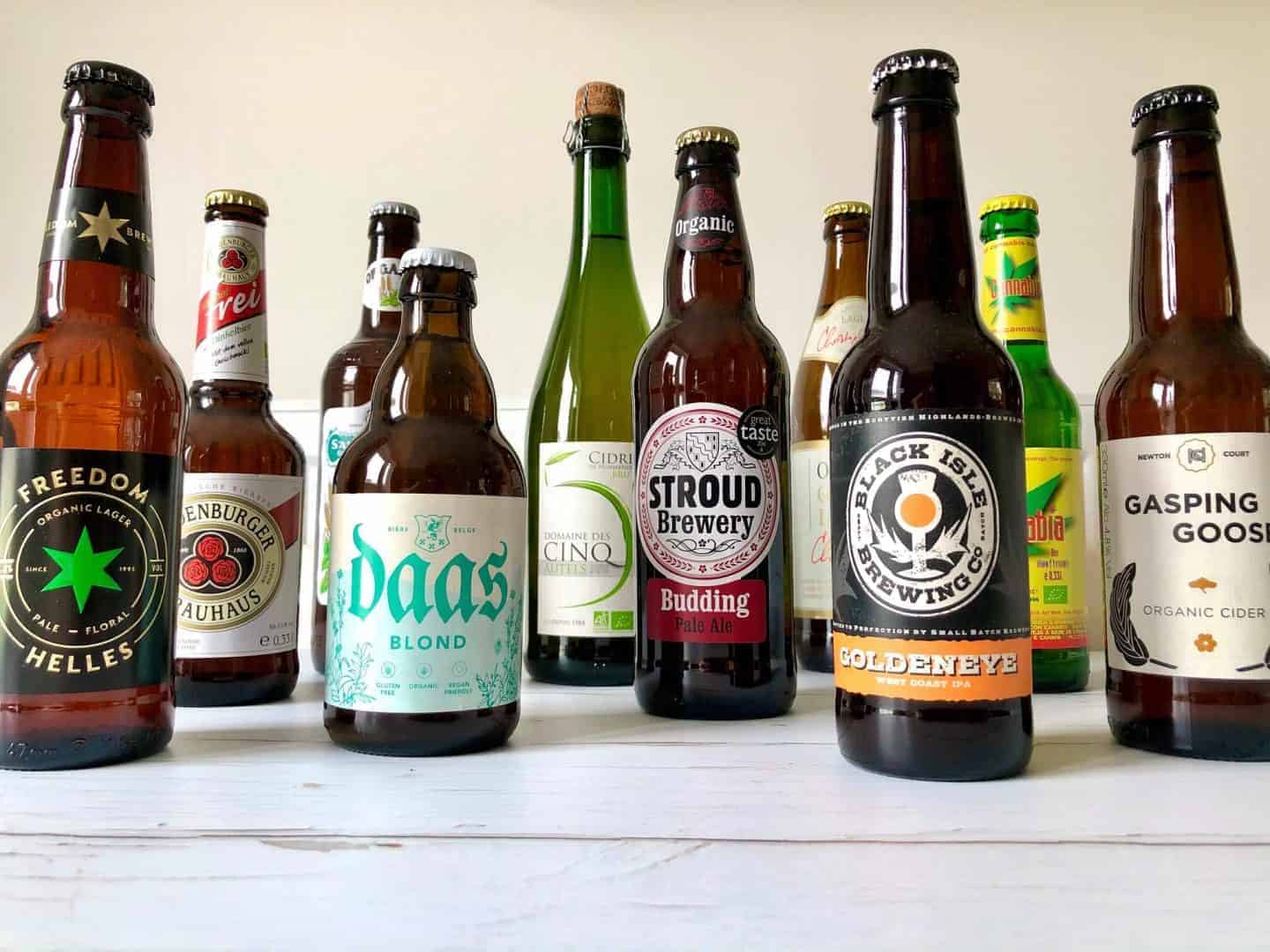 Finding the perfect drink - organic beers and ciders