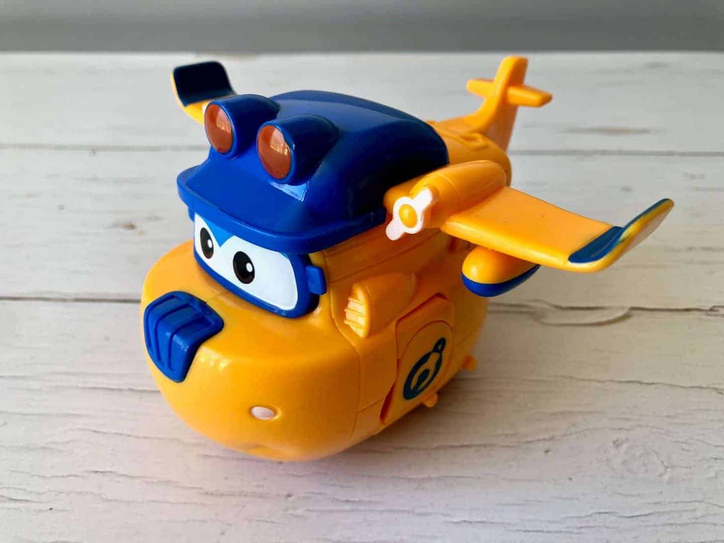 Transforming Build-It Donnie as a plane
