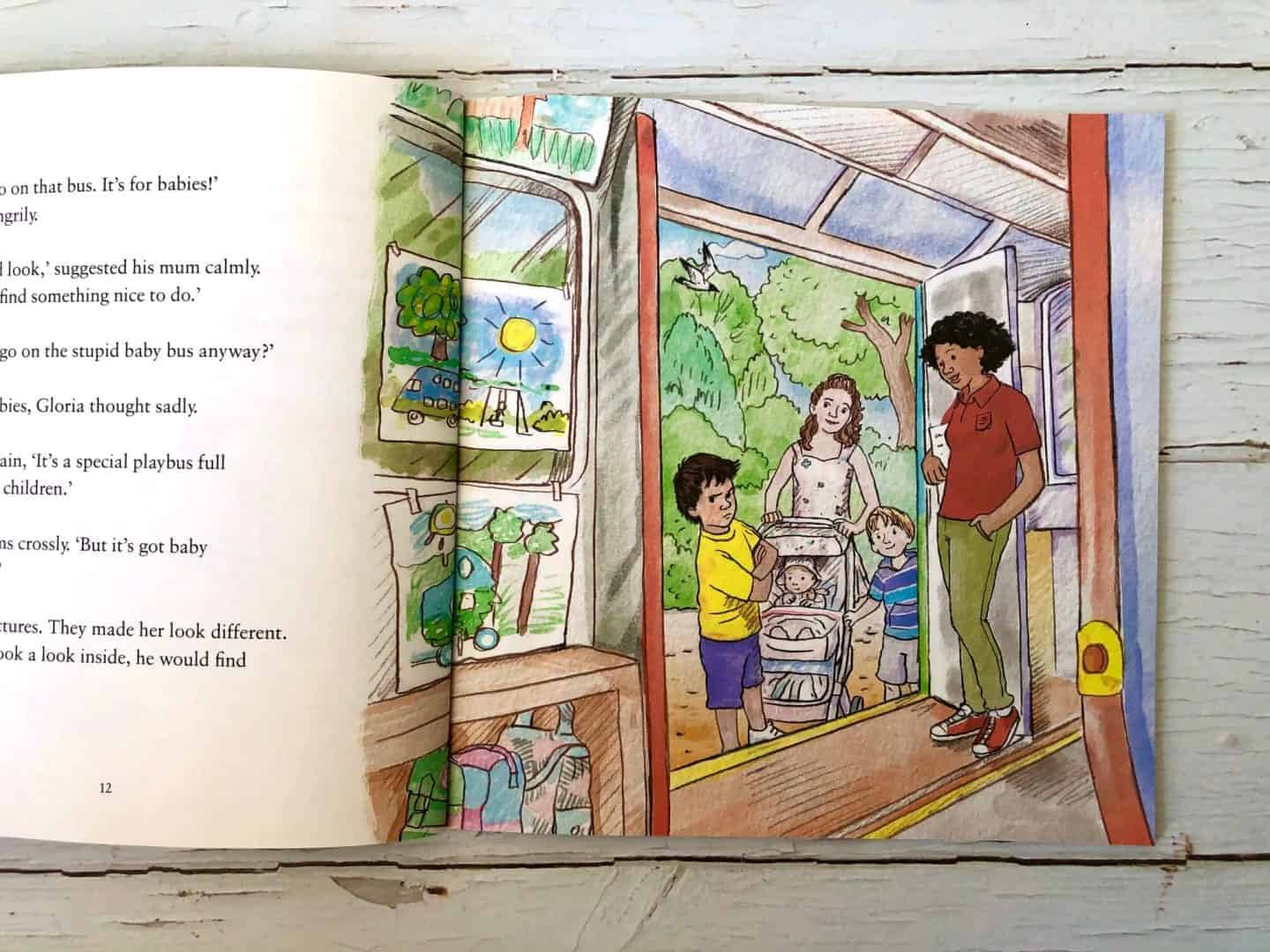 Gloria the Summer Fun Bus by Sue Wickstead illustrations