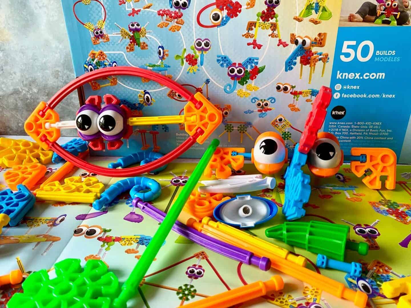 Kid K Nex Budding Builders Set and Safari Friends Review AD