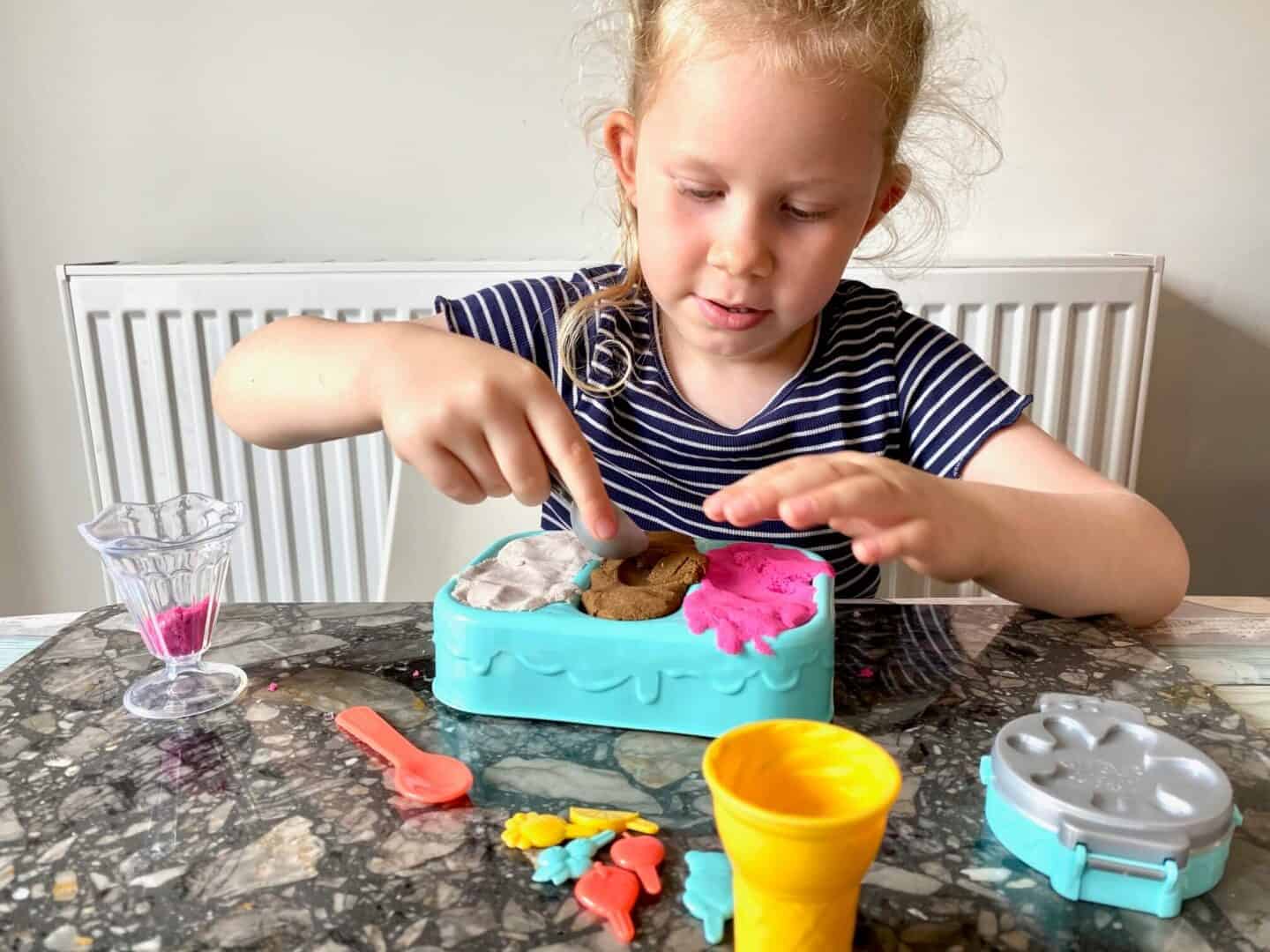 Kinetic Sand Ice Cream Scented Treats - Kinetic Sand Review