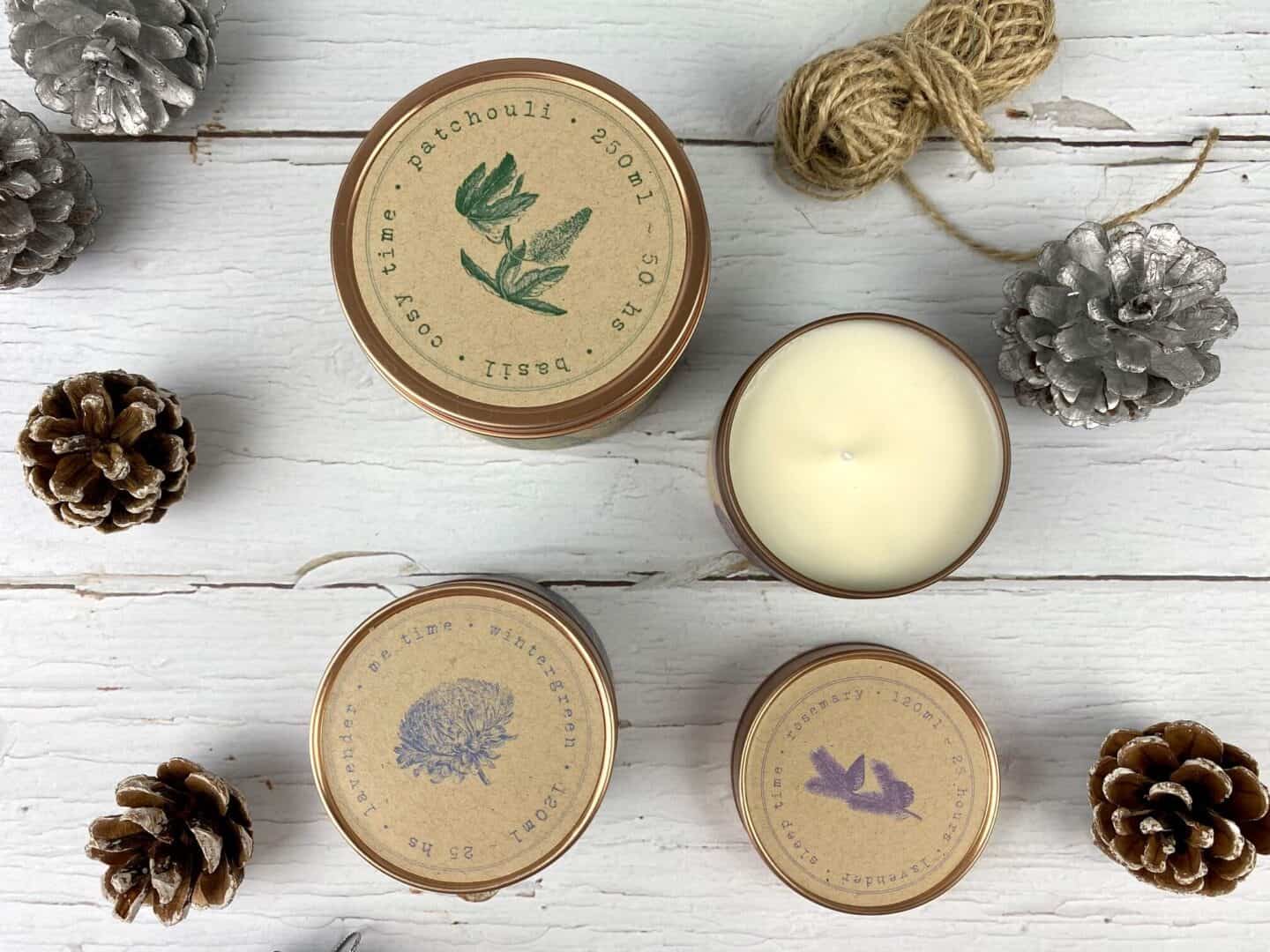 vegan bunny candles