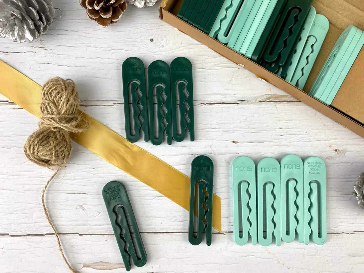 NONA recycled ocean plastic clothes pegs