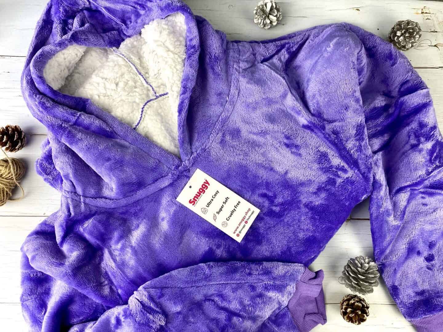 kids snuggy in purple