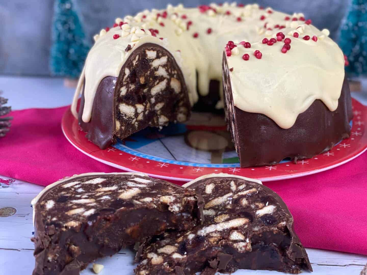 Christmas Tiffin Wreath Recipe
