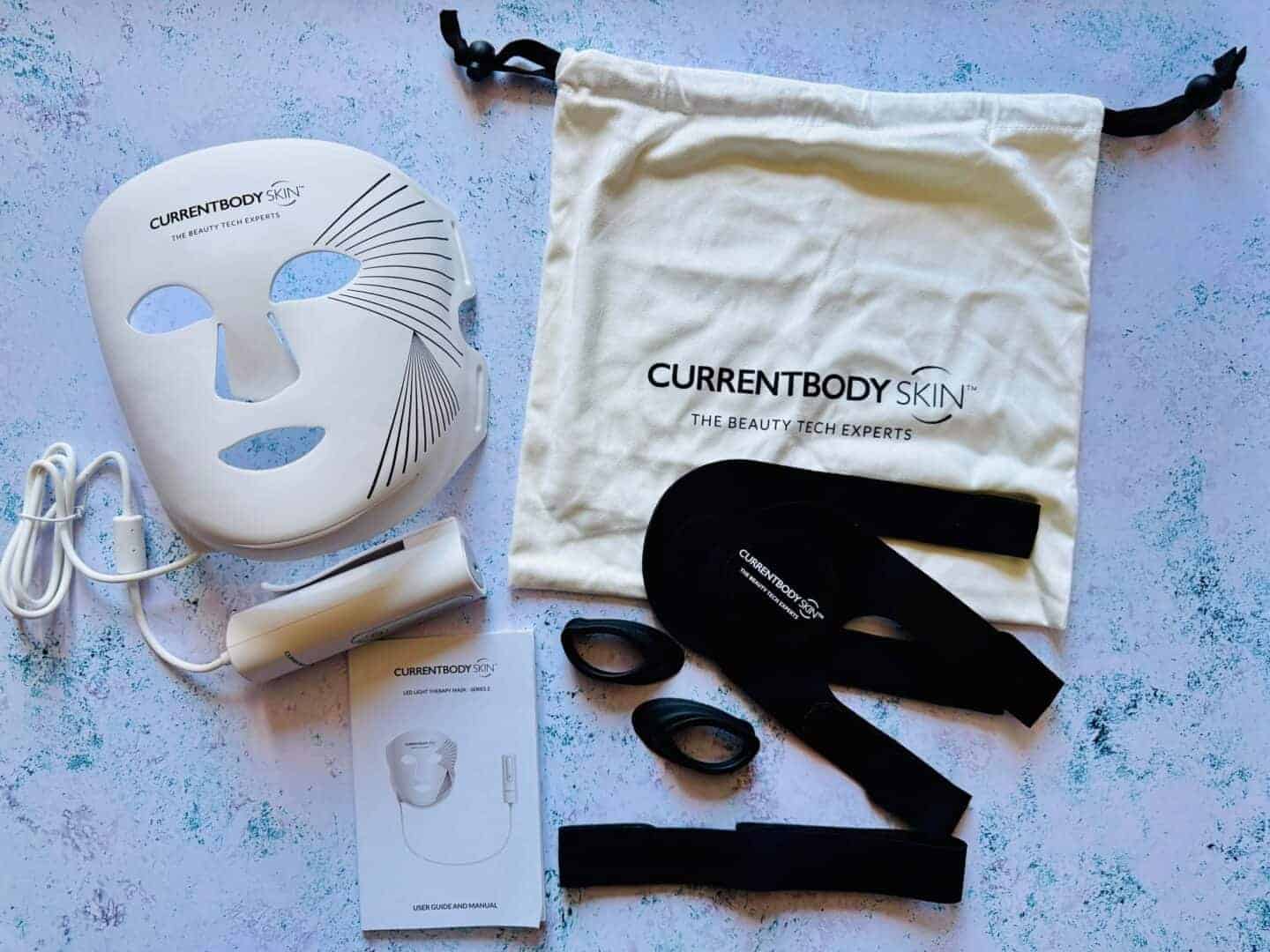 CurrentBody LED Red Light Therapy Face Mask Series 2 Review - whats in the box