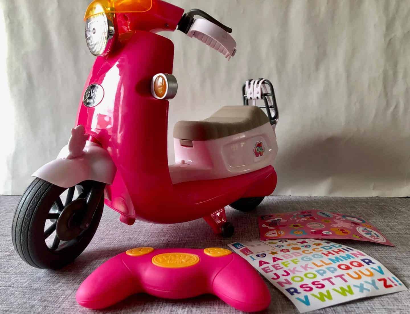 Baby Born Remote Controlled City Scooter with stickers