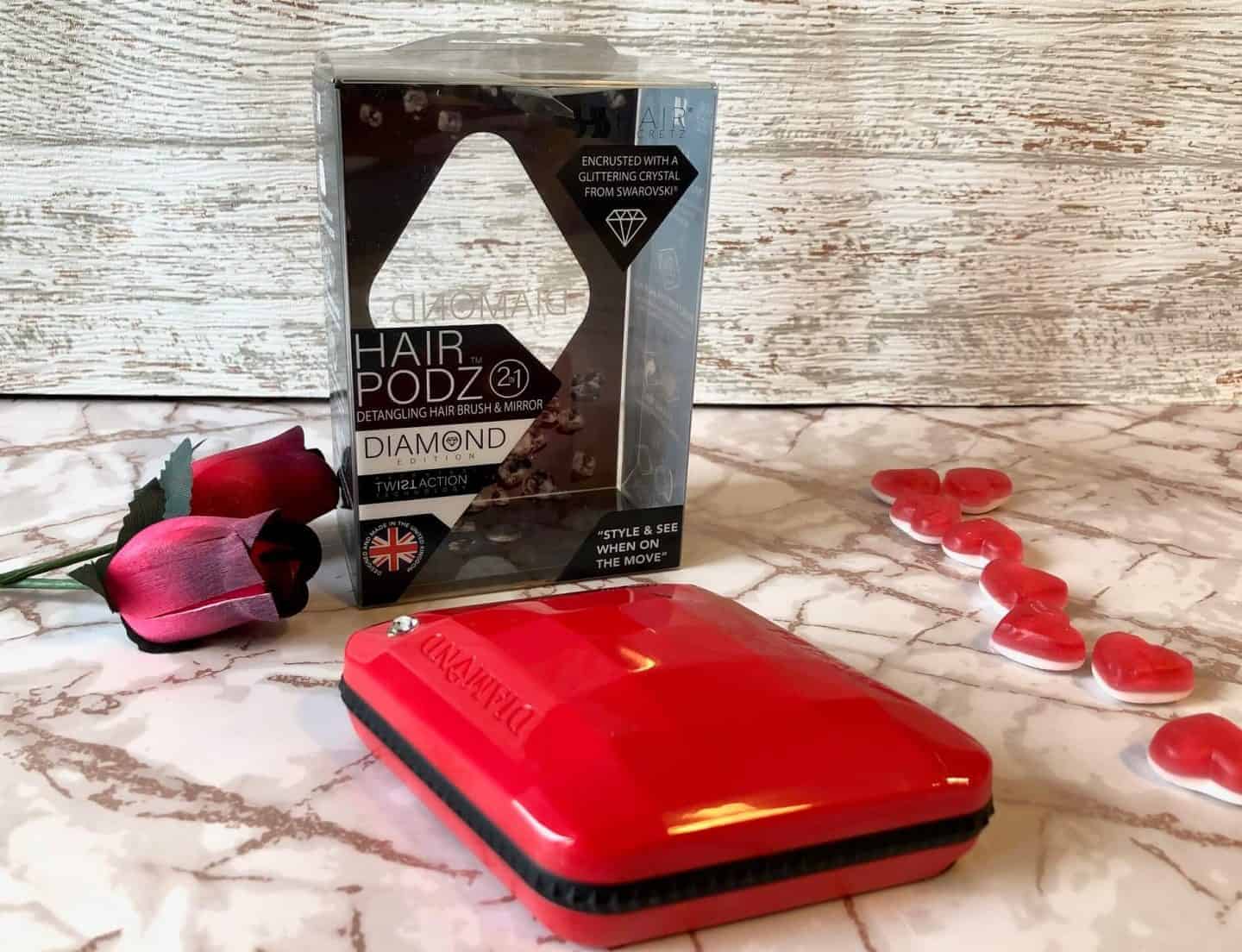 Hair Podz - Diamond hairbrush