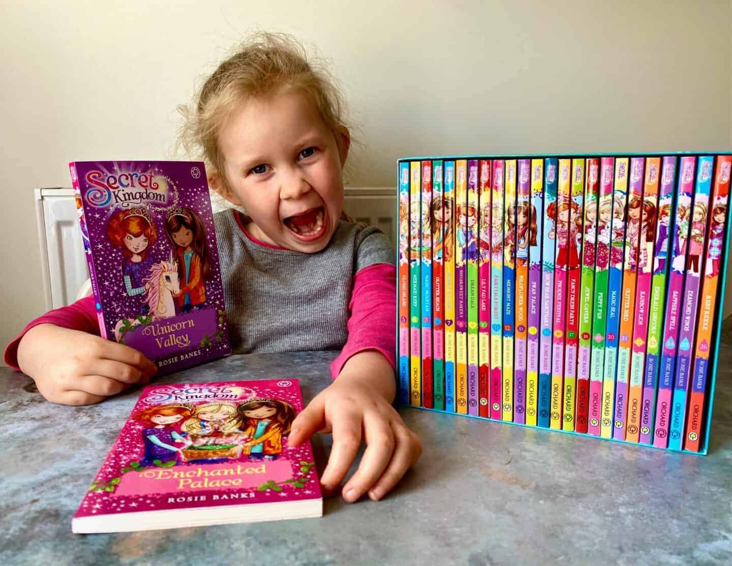 L loves The Secret Kingdom Books suitable for a confident reader