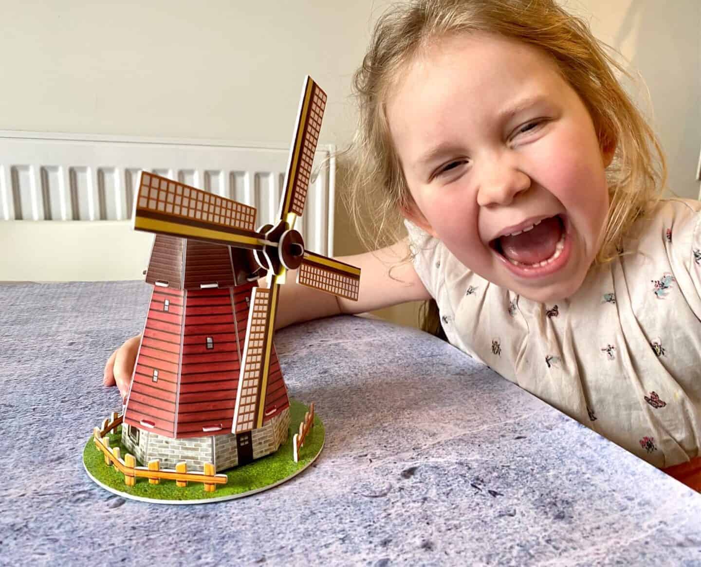 Completed Windmill from Little World Builder Review