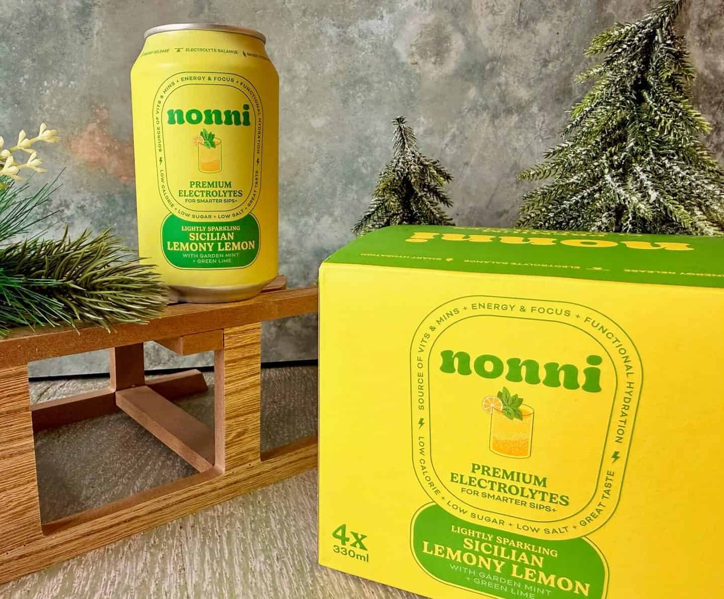nonni - premium sparkling everyday electrolyte drink