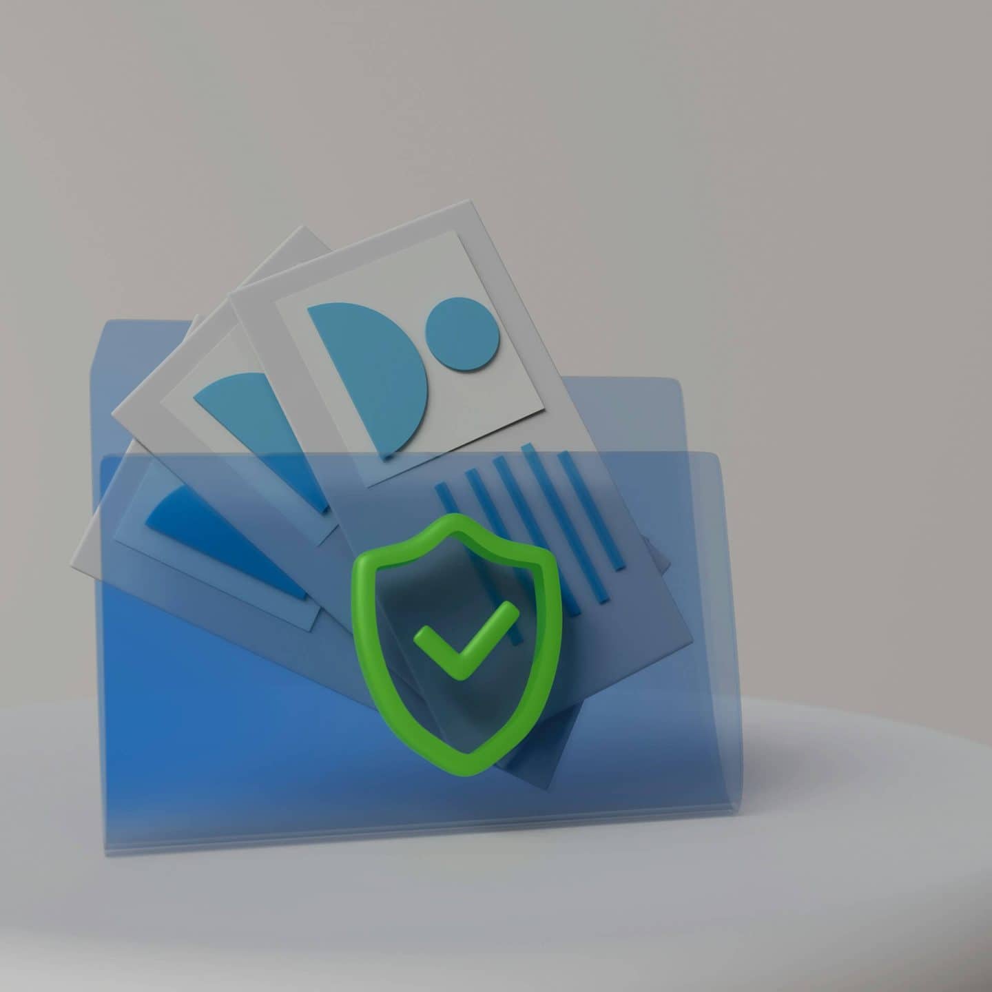 Storing copies of insurance policies, loan documents, and health records in a secure digital folder