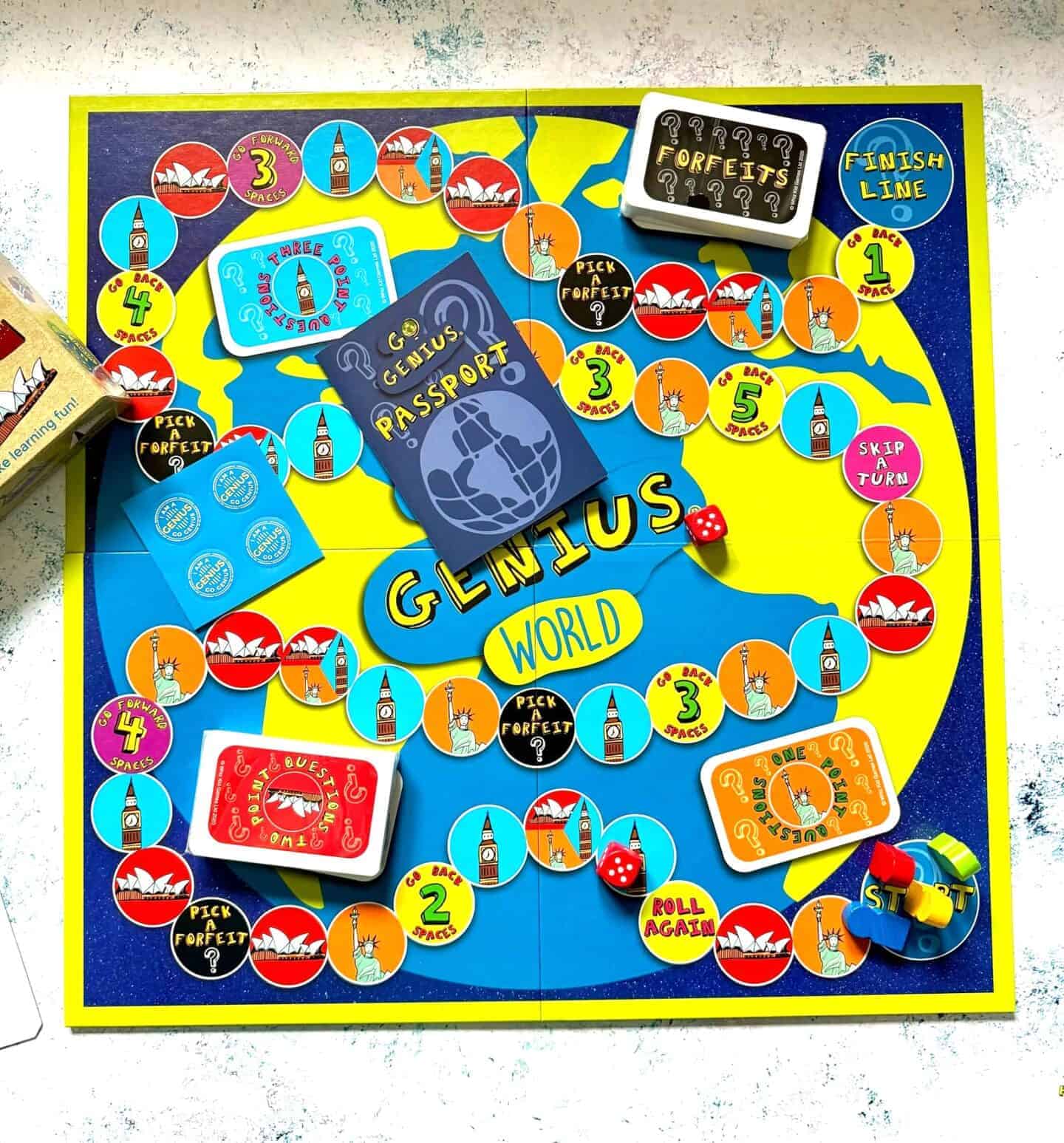 Go Genius World Board Game Review and Giveaway