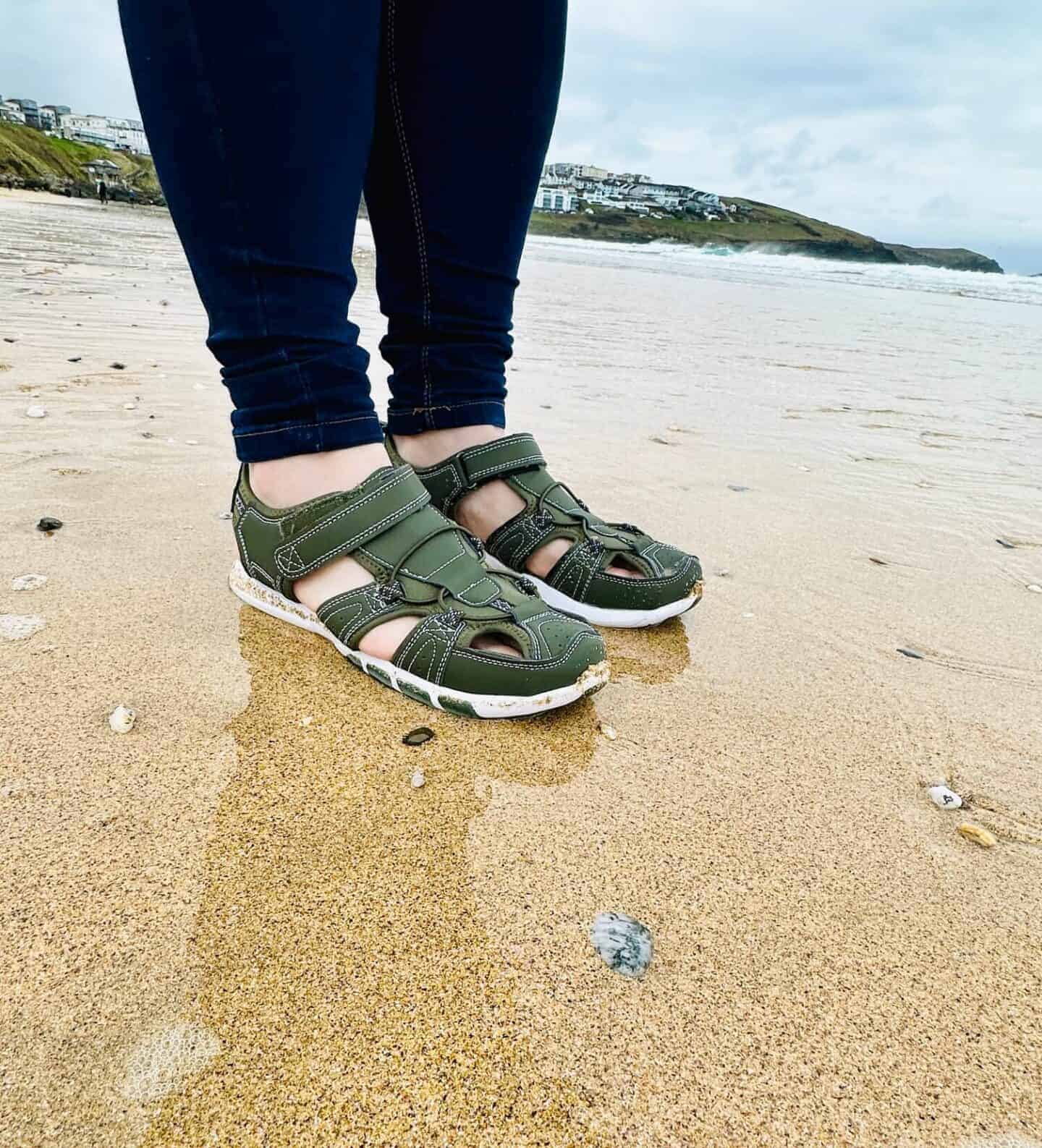 Adjustable Aqua Sandals from cotton traders review