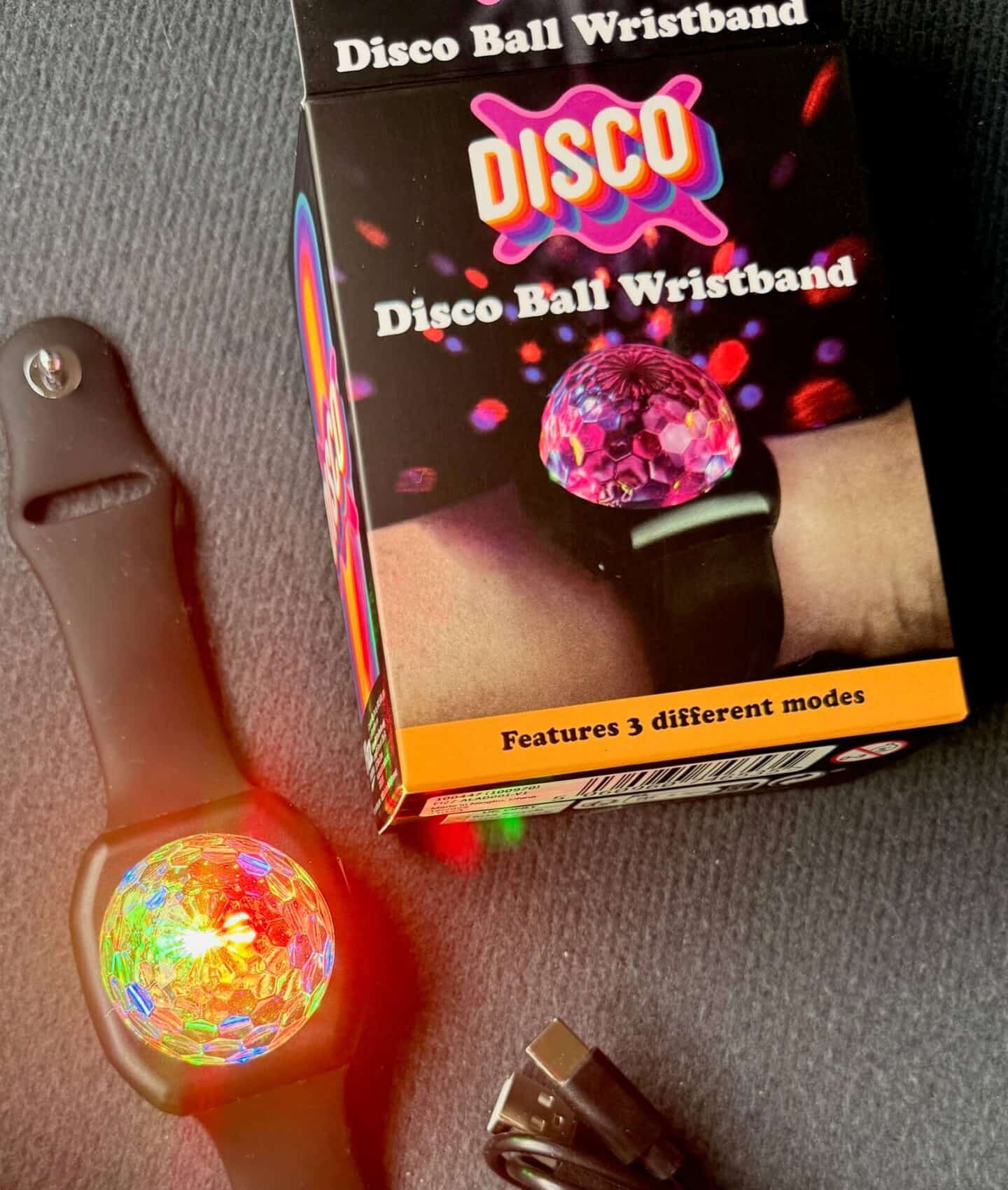Disco Ball Wristband from Wicked Uncle  Light Up the Room (Review) -  Rachel Bustin