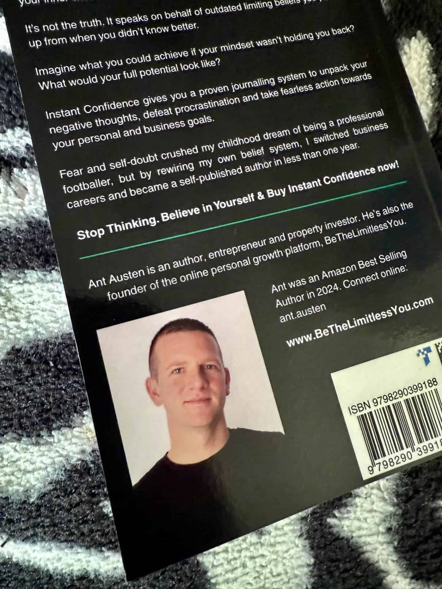Instant Confidence by Ant Austen - Book Review