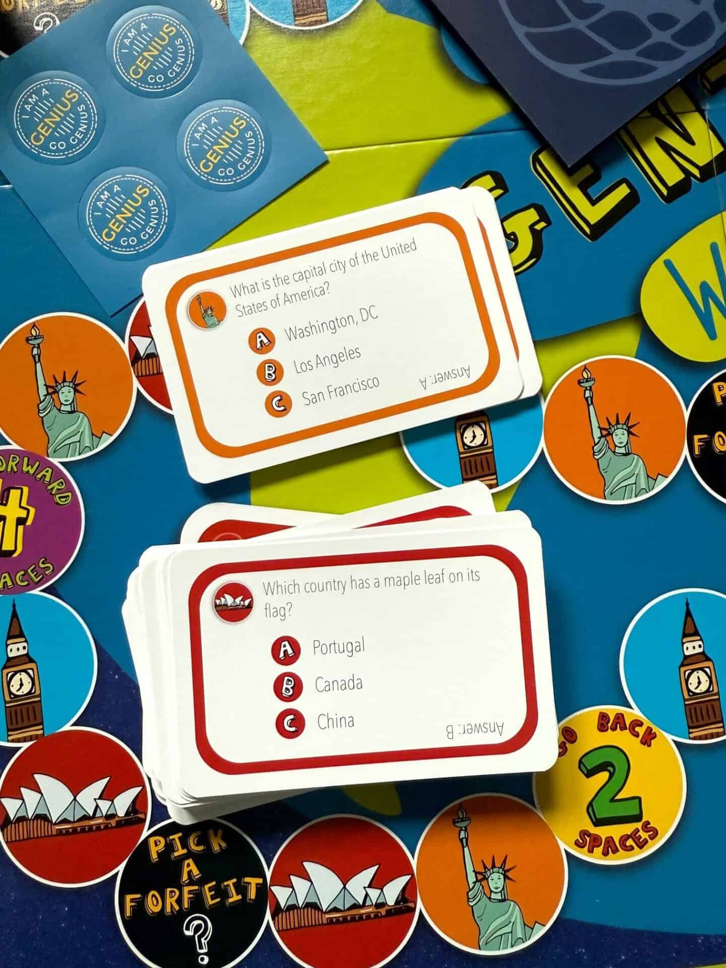 Go Genius World Board Game Review and Giveaway