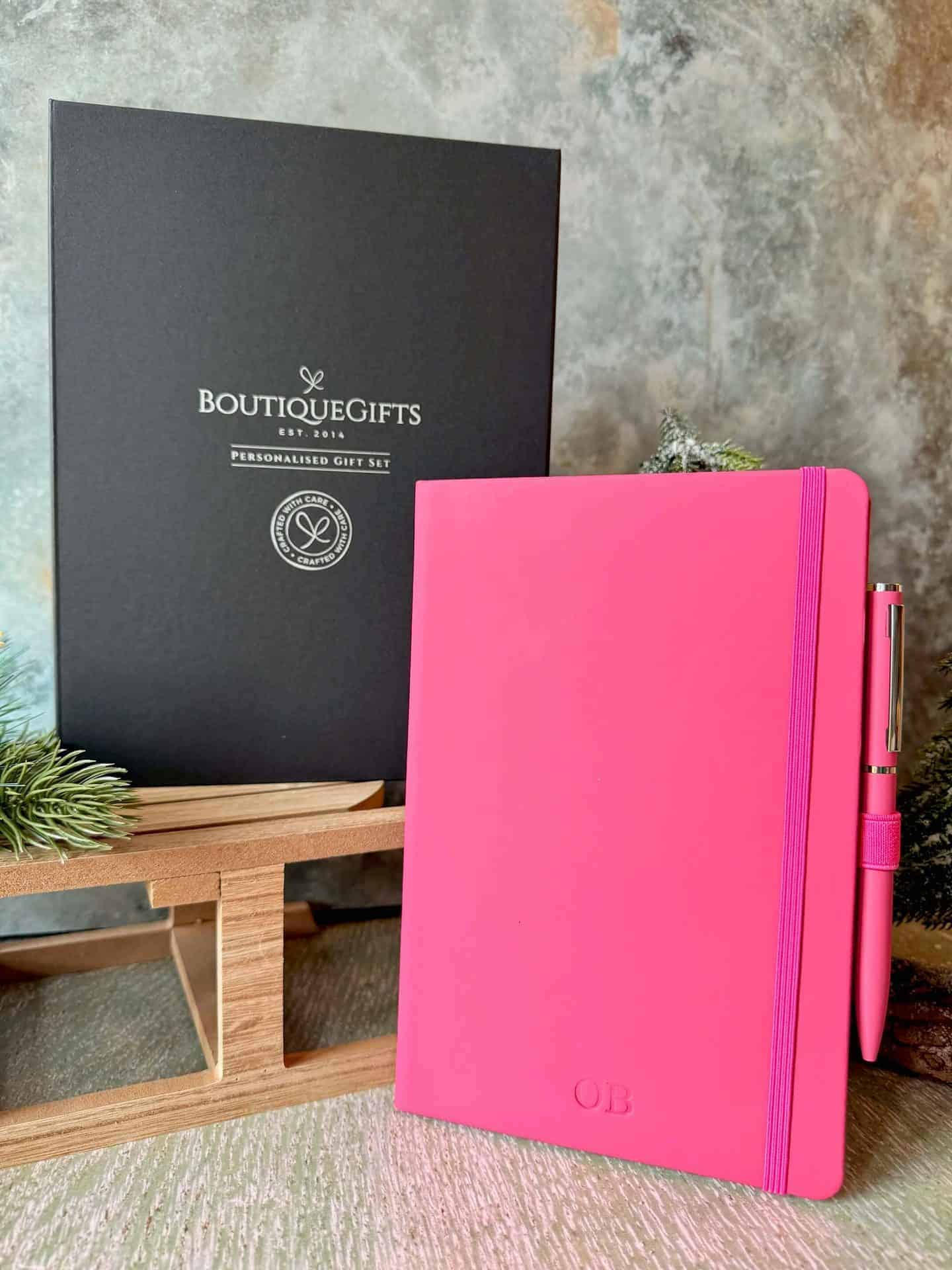 Personalised Luxury Notebook from Boutique Gifts