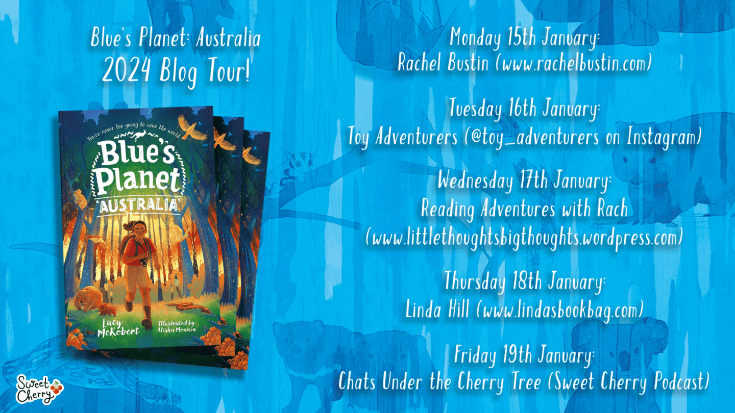 Blue's Planet: Australia is the first book in the Blue's Planet series, which sees globetrotting 12 year old, animal lover Blue go on ecological adventures. She's determined to make a difference on a quest to save the world! 