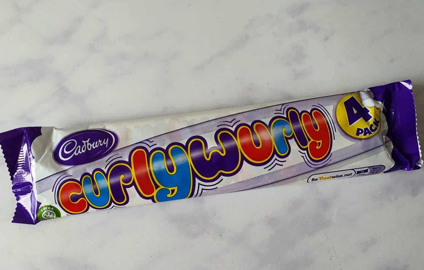 Multipack of 4 curly wurly bars