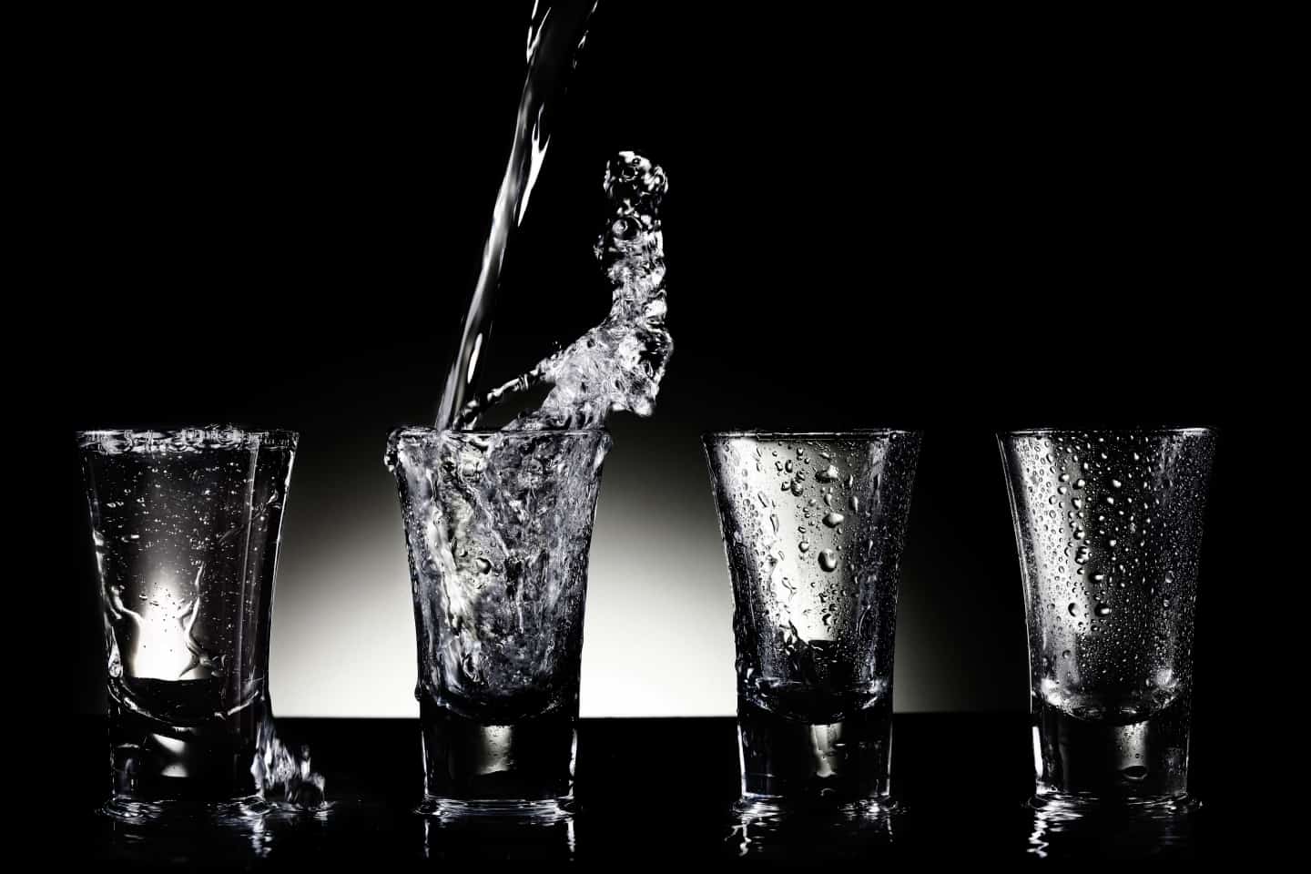 Glasses of water