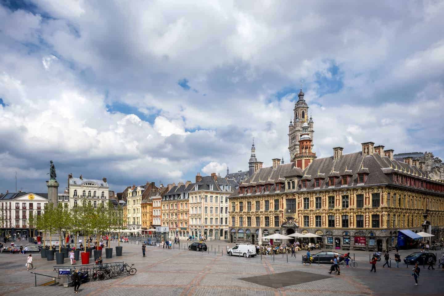 A view of the city centre of Lille